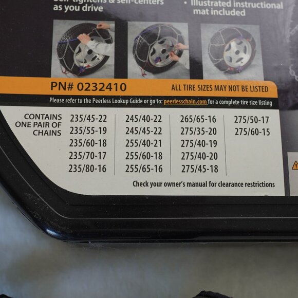 NWT Auto-Trac SCC Tire Chains PN#0232410 for Trucks &‎ SUVs Self-Tightening - Picture 3 of 4